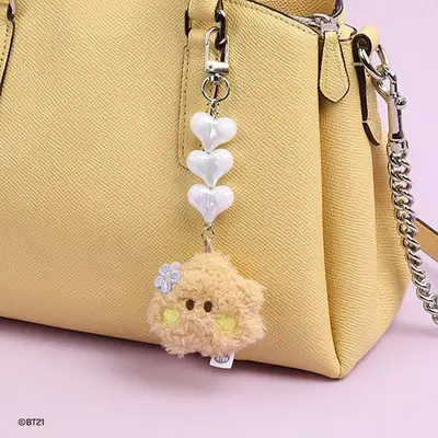 BT21 ビズ人形キーリング[フェイス]- シュッキ(SHOOKY)