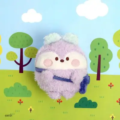 BT21 minini ぬいぐるみキーリング [ポンポンインジョイ] - MANG