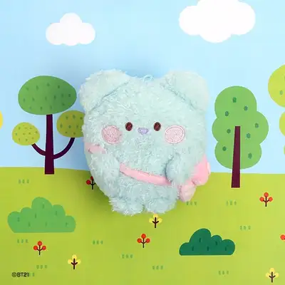 BT21 minini ぬいぐるみキーリング [ポンポンインジョイ] - コヤ(KOYA)