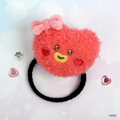 BT21 minini ぬいぐるみヘアゴム [ラブリー] - TATA