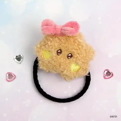 BT21 minini ぬいぐるみヘアゴム [ラブリー] - SHOOKY