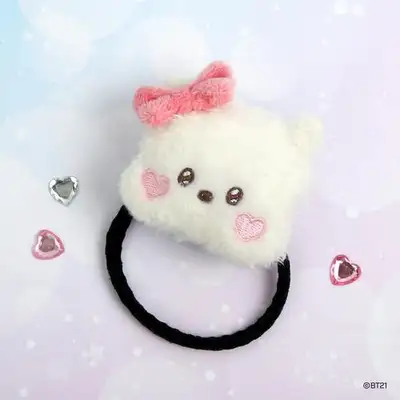 BT21 minini ぬいぐるみヘアゴム [ラブリー] - RJ(アールジェイ)