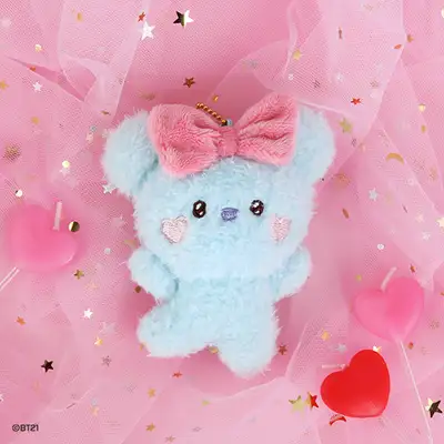 BT21 minini ぬいぐるみキーリング [ラブリー] - KOYA