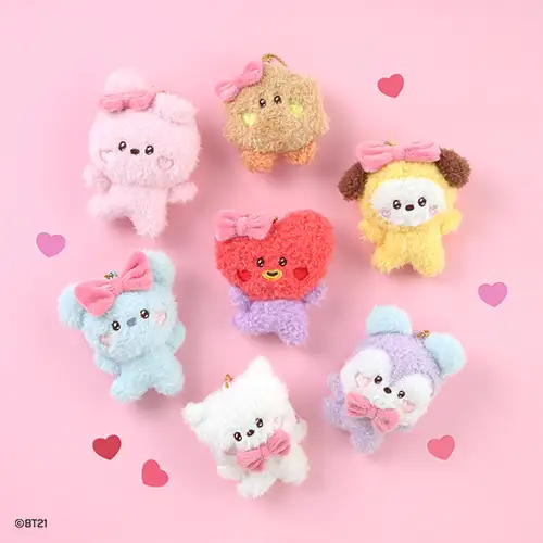 BT21 minini ぬいぐるみキーリング [ラブリー] - KOYA — 4