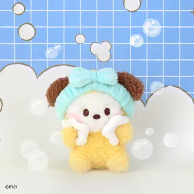 BT21 minini ぬいぐるみキーリング [バスタイム] - チミー(CHIMMY)