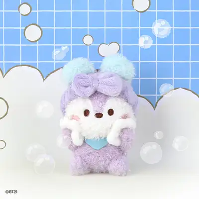BT21 minini ぬいぐるみキーリング [バスタイム] - マン