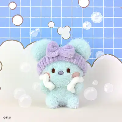 BT21 minini ぬいぐるみキーリング [バスタイム] - コヤ(KOYA)