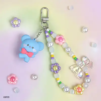 BT21 ビーズストラップキーリング[ラブリー]- コヤ(KOYA)