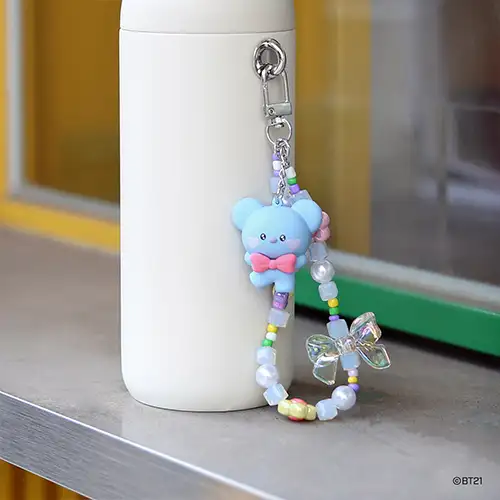 BT21 ビーズストラップキーリング[ラブリー]- コヤ(KOYA) — 2