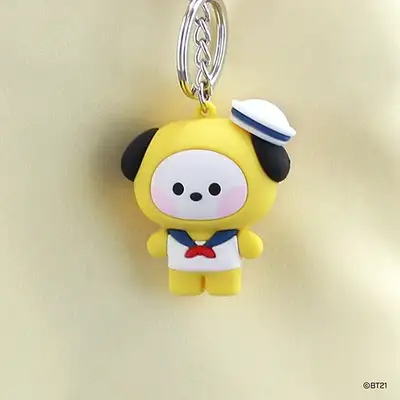 BT21 フィギュアキーリング [マリン] - チミー(CHIMMY)