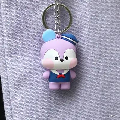 BT21 フィギュアキーリング [マリン] - MANG