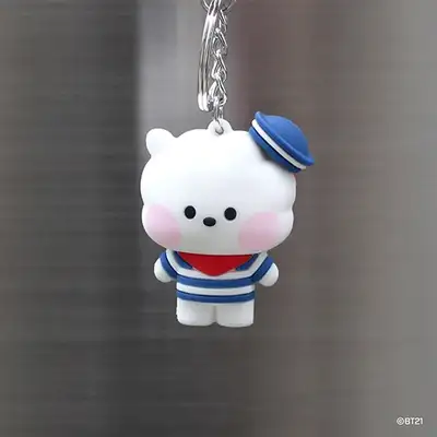 BT21 フィギュアキーリング [マリン] - RJ
