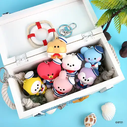 BT21 フィギュアキーリング [マリン] - RJ — 4