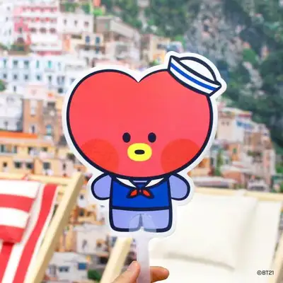 BT21 うちわ [マリン] - タタ(TATA)