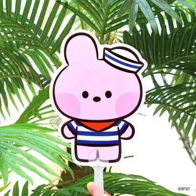 BT21 うちわ [マリン] - クッキー(COOKY)