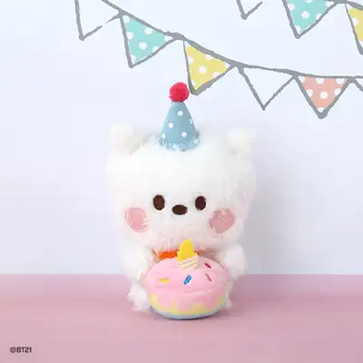 BT21 ぬいぐるみキーリング [ハッピータイム] - アールジェイ(RJ)