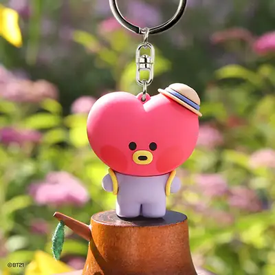 BT21 フィギュアキーリング [ピクニック] - タタ(TATA)
