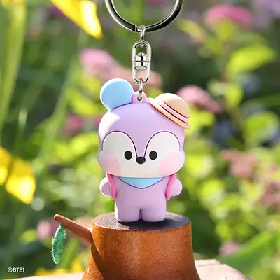 BT21 フィギュアキーリング [ピクニック] - マング(MANG)