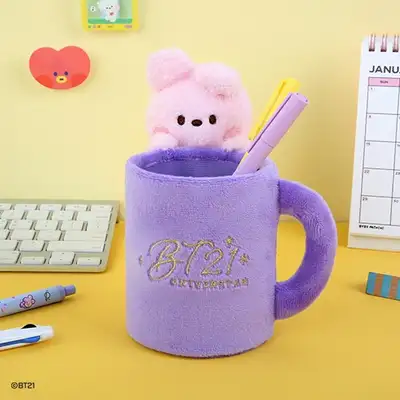 BT21 minini ぬいぐるみペン立て - クッキー(COOKY)