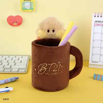 BT21 minini ぬいぐるみペンスタンド - シュキ(SHOOKY)