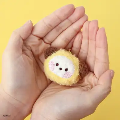 BT21 minini ぬいぐるみキーリング [フェイス] - チミー(CHIMMY)