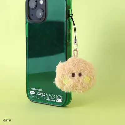 BT21 minini ぬいぐるみキーリング [フェイス] - シューキ(SHOOKY)