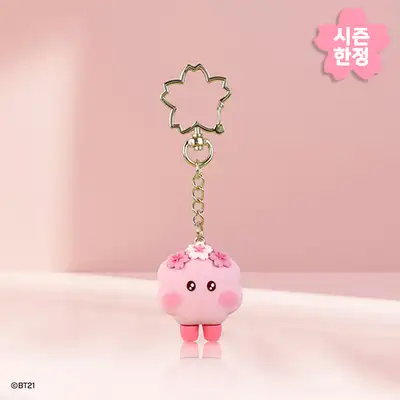 BT21 フィギュアキーリング [チェリーブロッサム] - SHOOKY