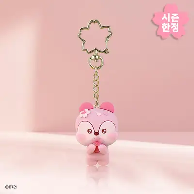 BT21フィギュアキーリング [チェリーブロッサム] - MANG