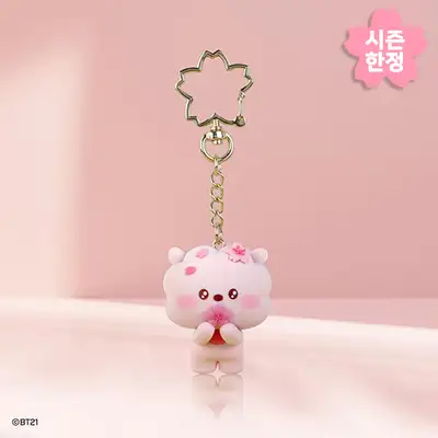 BT21 フィギュアキーリング [チェリーブロッサム] - アールジェイ(RJ)