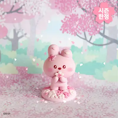 BT21 フィギュア [チェリーブロッサム] - クッキー(COOKY)