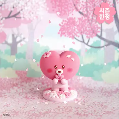 BT21 フィギュア [チェリーブロッサム] - タタ(TATA)