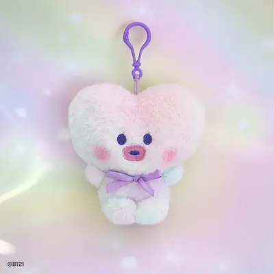 BT21 minini ぬいぐるみキーリング [レインボー] - タタ(TATA)