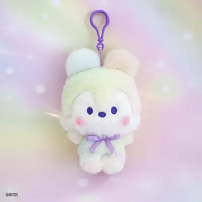 BT21 minini ぬいぐるみキーリング [レインボー] - MANG