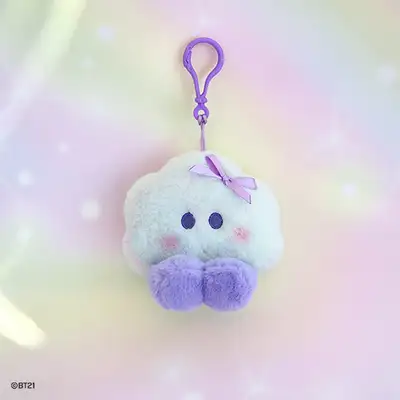 BT21 minini ぬいぐるみキーリング [レインボー] - SHOOKY