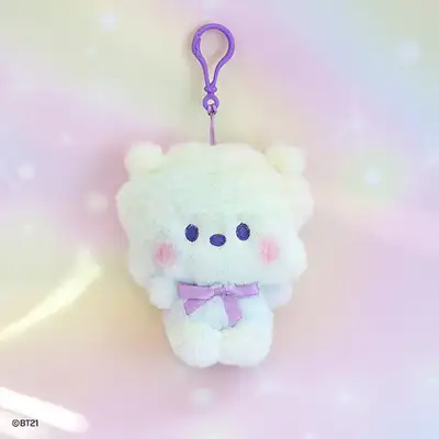 BT21 minini ぬいぐるみキーリング [レインボー] - アルジェイ(RJ)