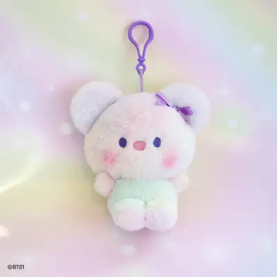 BT21 minini ぬいぐるみキーリング [レインボー] - コヤ(KOYA)