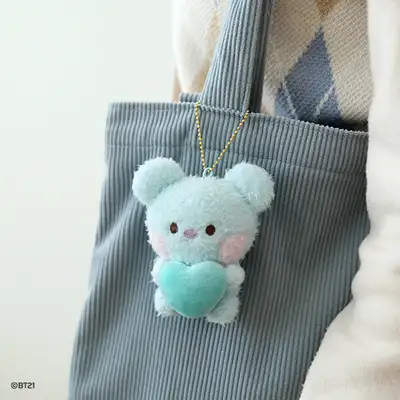 BT21 minini ぬいぐるみキーリング [ハート] - KOYA