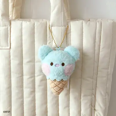 BT21 minini ぬいぐるみキーリング [アイスクリーム] - KOYA