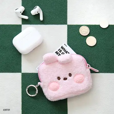 BT21 minini ぬいぐるみポーチ S - クッキー(COOKY)