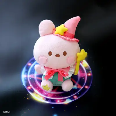 BT21 minini ぬいぐるみキーリング [魔法使い] - クッキー(COOKY)