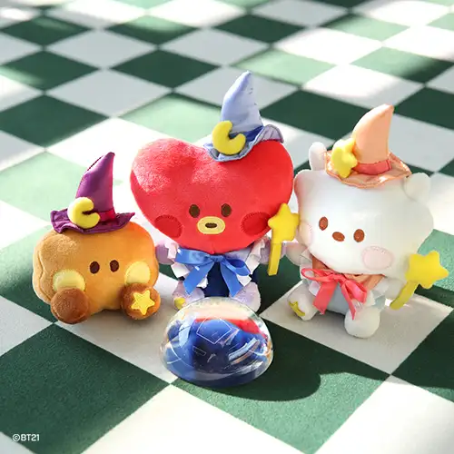 BT21 minini ぬいぐるみキーリング [魔法使い] - クッキー(COOKY) — 3