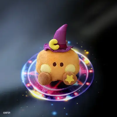 BT21 minini ぬいぐるみキーリング [魔法使い] - SHOOKY(シューキー)