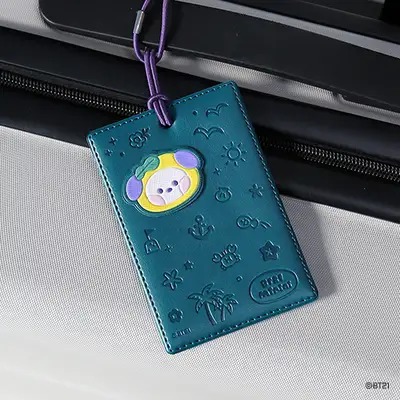 BT21 レザーパッチ トラベルタグ [バケーション] - チミー(CHIMMY)