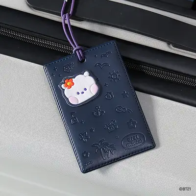 BT21 レザーパッチ トラベルタグ [バケーション] - アールジェイ(RJ)