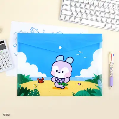 BT21 minini PPファイルポケット[バカンス] - マン(MANG)