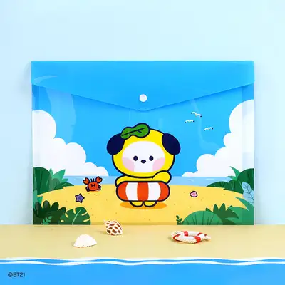 BT21 minini PP ファイルポケット[バカンス] - チミ(CHIMMY)