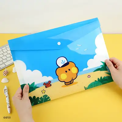 BT21 minini PP ファイルポケット[バカンス] - シュキ(SHOOKY)