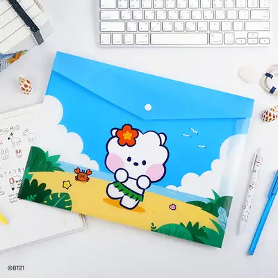 BT21 minini PP ファイルポケット[バカンス] - アールジェイ(RJ)