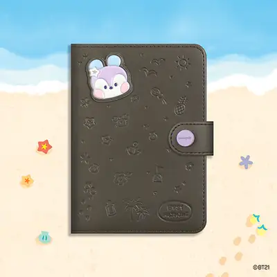 BT21 minini レザーパッチ パスポートケース [バカンス] - マング(MANG)