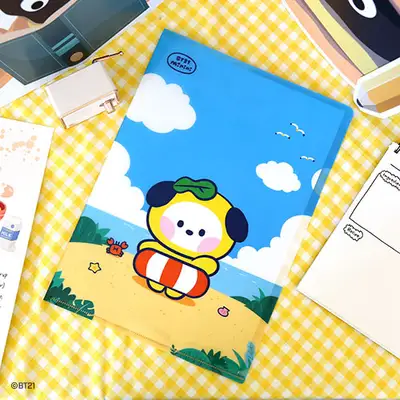 BT21 minini L字ホルダー [バケーション] - CHIMMY(チミ)